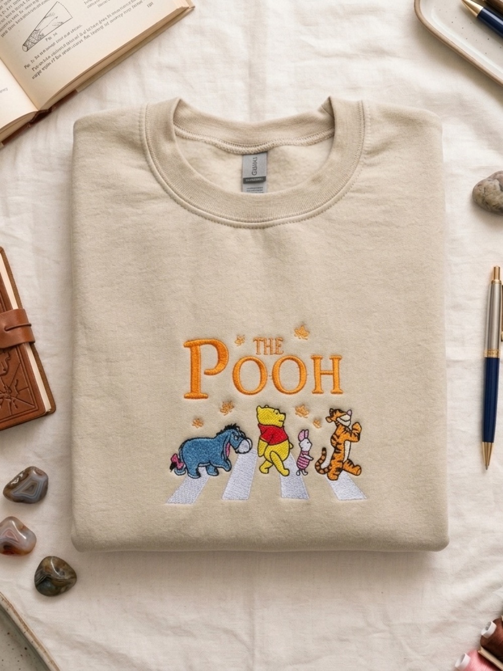 Pooh Sweater - Embroidered